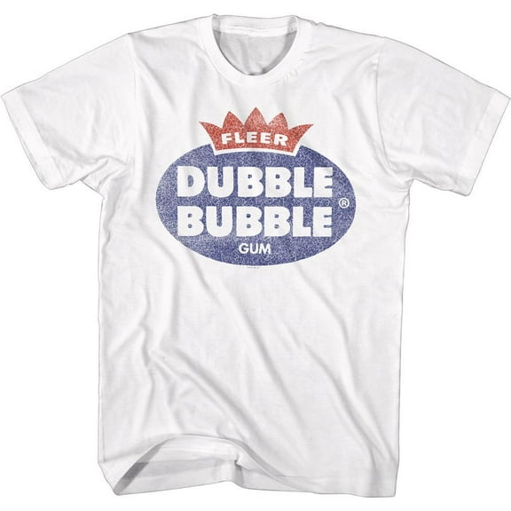 Tootsie Roll Dubble Bubble Gum White Adult T-Shirt 6Xl