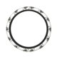 thumbnail image 1 of Balery Black And White Rose Fundas elásticas antideslizantes para volante, funda protectora universal para hombre y mujer, 15 pulgadas, accesorios para coche., 1 of 6