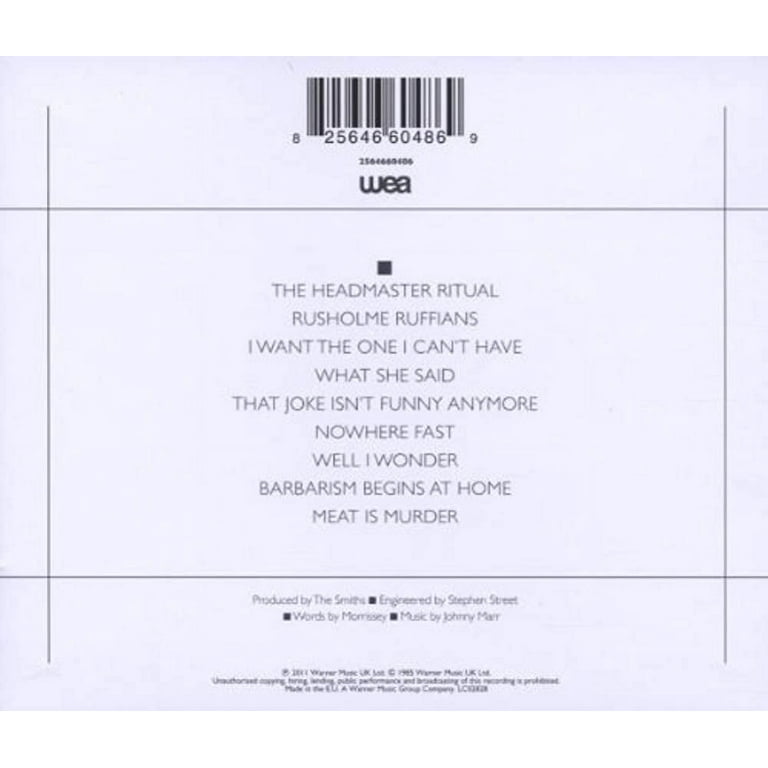 その他 Meat Is Murder [CD] The Smiths - Meat Is Murder - Amazon.com Music