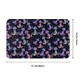 thumbnail image 2 of Bathroom Rugs Non Slip Washable - Blue Purple Jellyfish Print Kitchen Mats for Floor, Area Rugs for Entryway Rugs Indoor, Laundry Bathroom Room Door Rug with Rubber Backing 20x31.5in, 2 of 8