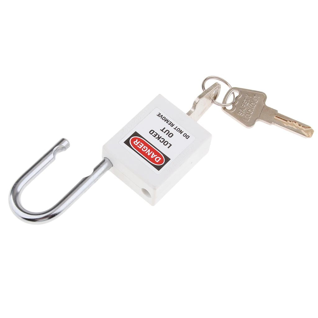 2xWhite_2 Stainless Shackle Safety Lockout Padlocks for Tall Circuit Breaker 