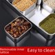 thumbnail image 3 of Caja de acero inoxidable 304 para condimentos, rectangular, comercial, con tapa, para muestras, para refrigerios y helados, 3 of 5