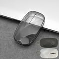 thumbnail image 1 of HUGFEGWE for Genesis GV90 GV60 Premium TPU Transparent Key Fob Cover Compatible for Genesis GV90/GV60 Car Key Case Remote Control Protective Case(Smoke Color) CA919-118045, 1 of 5