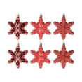 thumbnail image 2 of NANDIYNZHI Clearance Christmas Plastic Pendant Christmas Ball Decorations Five Pointed Star Snowflake Gift Bag Desktop Christmas Tree Pendant From 3.2 Inches To 4.2 Inches Home Decor Rd1, 2 of 5