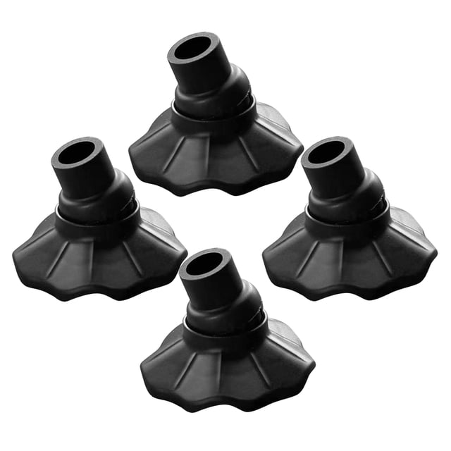 SHOWERORO 4Ud Protectores Para Pies De De Camping Plegable Con Cubiertas Antideslizantes Para Uso Exterior