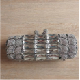 thumbnail image 3 of EN STOCK Bolso de mano con piedras doradas y plateadas para mujer, bolso de noche con cristales, bolso de fiesta para mujer, bolso de mano para el día de la novia, bolso de boda, 3 of 4