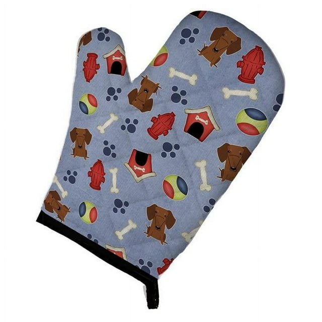 Carolines Treasures BB2743OVMT Collection Maison pour Chien Teckel Rouge & Brun Four Mitaine