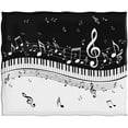 thumbnail image 2 of Music Note Gifts Blanket for Women Men, Music Gifts Throw Blankets for Teacher Adult Kids Girls Boys Music Lovers, Christmas Birthday Valentine's Day Music Decor Gifts for Home Bed Couch, 2 of 5