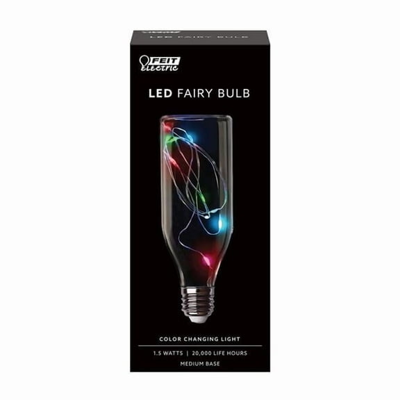 1 watt 60 Lumen Fairy Bottle LED Bulb, Multi Color