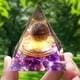 thumbnail image 4 of Pirámide De Cristal Crystal Orgone Pyramid Healing Energy Generator Home Office Decor Gem Crafts, 4 of 5