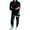 Black, variant on Two Piece Outfits for Women Casual Sweatsuits Set Fashion Long Sleeve Sweatshirt Jogger Pants Matching Set Fall Tracksuit