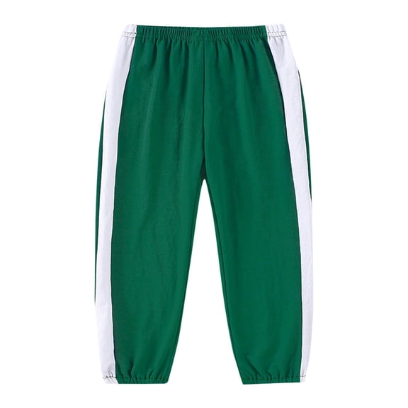 Mercatoo Boys Girls Baggy Sweatpants Side Stripe Track Pants Loose 𝐋ounge Thin Trousers Wide Leg Joggers Kids Athletic Jogger Pants