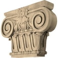 thumbnail image 2 of Ekena Millwork 12 7/8"W x 6 1/4"BW x 2 5/8"D x 9 1/8"H Large Bradford Roman Ionic Capital (Fits Pilasters up to 6 1/4"W x 2"D), Lindenwood, 2 of 4
