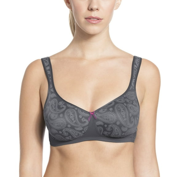 ANITA Anthracite Paisley Non-Wired Maternity Bra, US 34C, UK 34C, NWOT