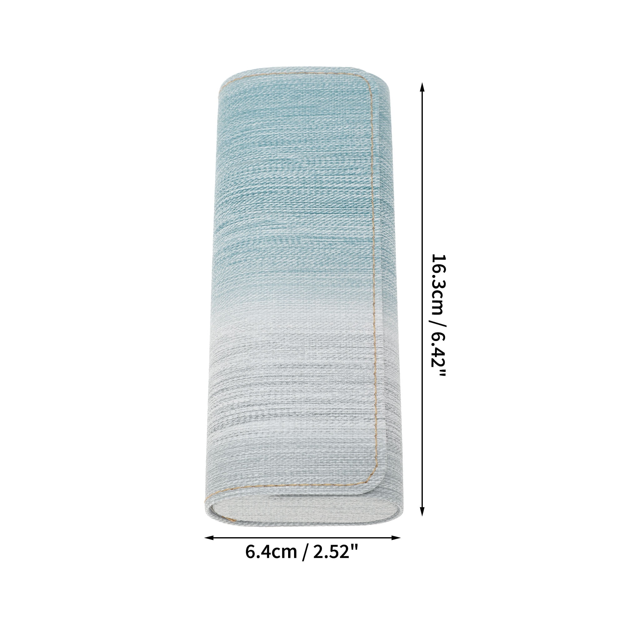 Unique Bargains Portable Eyeglasses Case 6.42"x2.52"x1.42"(L*W*H) Gradient Blue