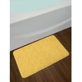 thumbnail image 2 of Paisley Bath Mat, Traditional Pattern of Buta Ornament Eastern Motifs Modernized Art, Plush Bathroom Decor Mat with Non Slip Backing, 29.5" X 17.5", Earth Yellow and Ivory, by Ambesonne, 2 of 2