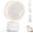 WHITE, variant on WAA Portable Rechargeable Fan,5m/s 20-55dB Quiet 4-Speed 4-in-1 330° Oscillating Tripod Fan Timer Remote Camping Bedroom Office Outdoor