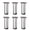 Silver, variant on 6pack Modern Aluminum Bed Frame Risers Heavy Type Adjustable Furniture Leg