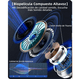 thumbnail image 5 of Smart Pantalla Audífonos Anc Bluetooth 5.4 Tws Auriculares blanco, 5 of 5