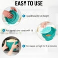 thumbnail image 4 of Zulay Microwave Popcorn Popper, Collapsible BPA-Free Silicone Popcorn Popper, Holds 15 Cups of Popcorn, 4 of 5