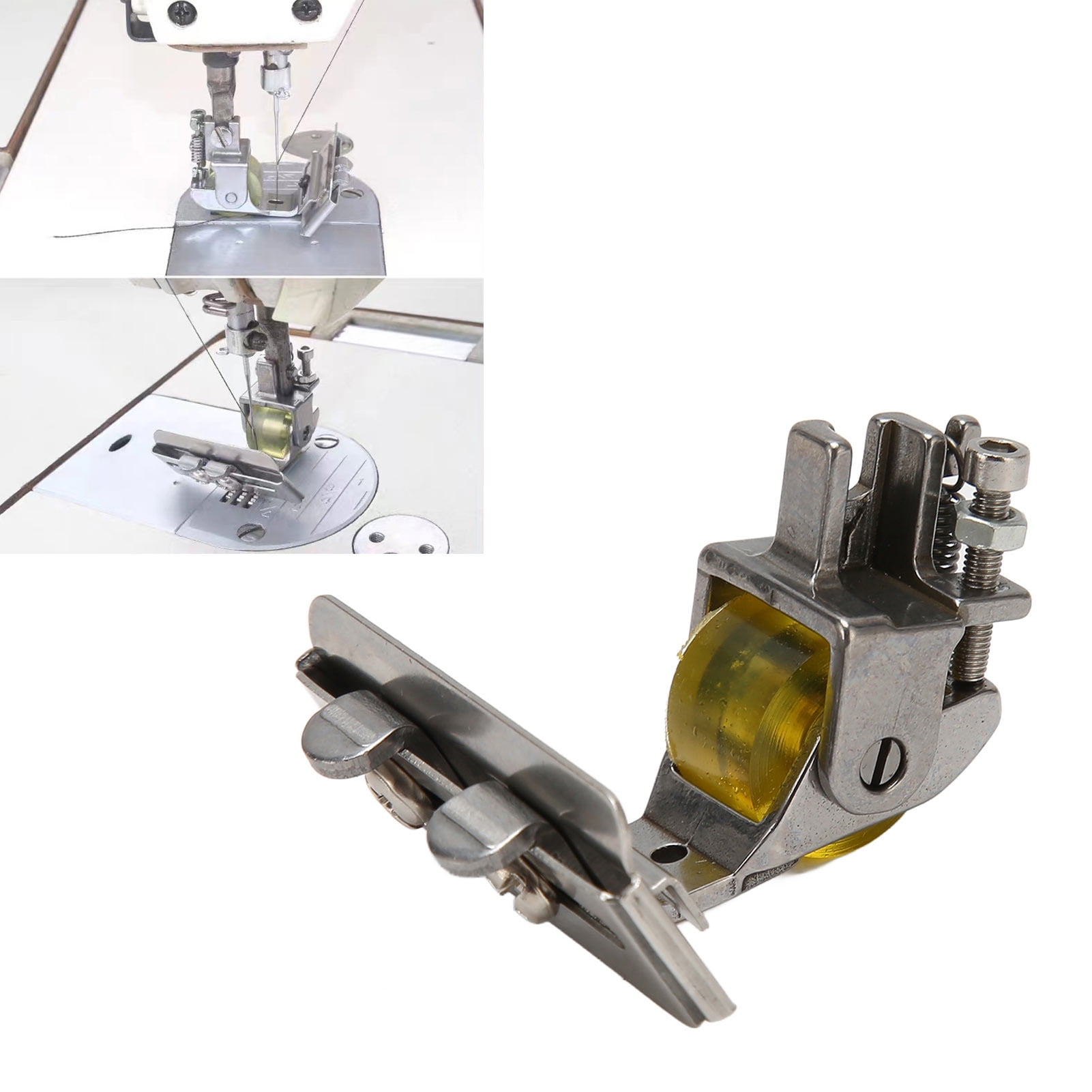 Rubber Wheel Presser Foot, Replacement Steel Efficient Sewing Roller