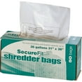 thumbnail image 2 of SKILCRAFT, NSN3994792, Low Density Shredder Bags, 50 / Box, Clear, 20 gal, 2 of 8