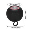 thumbnail image 3 of Altavoz Bluetooth inalámbrico con funda de tela y ranura para tarjetas. Dispositivo de audio Bluetooth portátil con graves potentes., 3 of 3