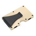 thumbnail image 3 of Stainless Steel Men's Card Holder with Money Clip, 3 of 7