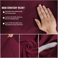 thumbnail image 2 of CJC Velvet Armless Sofa Bed Cover Stretch Thick Slipcover Folding Futon Protector, 8 Colors, 2 of 8