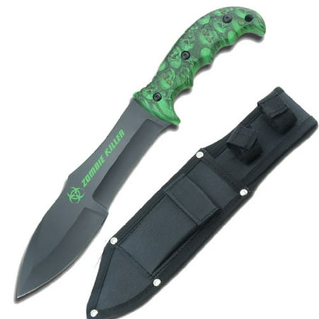 Zombie Killer Survival Hunter Knife Green