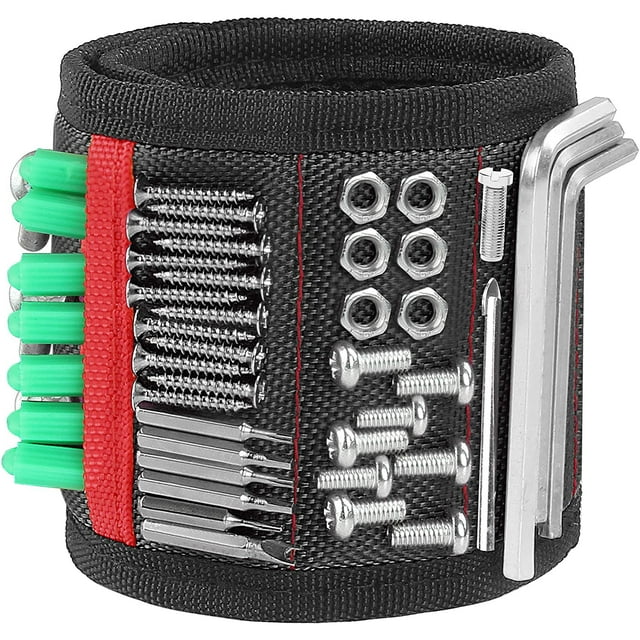 Correa magnética para herramientas - Negro Rojo - Caja de color Xemadio WRMH-943-1