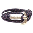 thumbnail image 5 of Nuevas pulseras de ancla con hacha dorada de moda para hombre, abalorios de cuerda de supervivencia 550 Chai,4, 5 of 5
