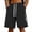 Black, variant on Afelkas Men's Loose Basketball Shorts with Drawcord Waist Breathable Mesh Trunks for Court Games Heavy Training and Active Summer Wear Gray,L
