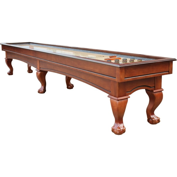 Playcraft Charles River 14' Pro-Style Shuffleboard Table, Chestnut