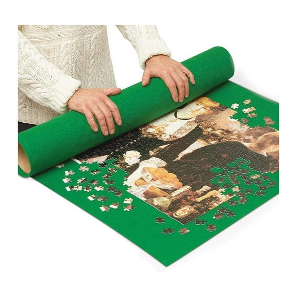 Tapis de rangement Puzzle Roll Jigroll jusqu'à 2000 pièces avec sac de  rangement à cordon 
