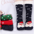 thumbnail image 2 of Women's Fleece Lined Grip Socks, Cozy and Warm, The Perfect Alternative to Bulky Slippers US 6 to 11, 2 of 5