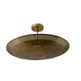 thumbnail image 6 of 6 Light Elegant Perforerad Ceiling Flushmount light Pendant Mid Century Modern Raw Brass Sputnik chandelier light Fixture., 6 of 8