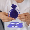 thumbnail image 4 of 10pcs Small Velvet Gift Bags for Wedding Party Favors Jewelry Drawstring Pouches, 4 of 11