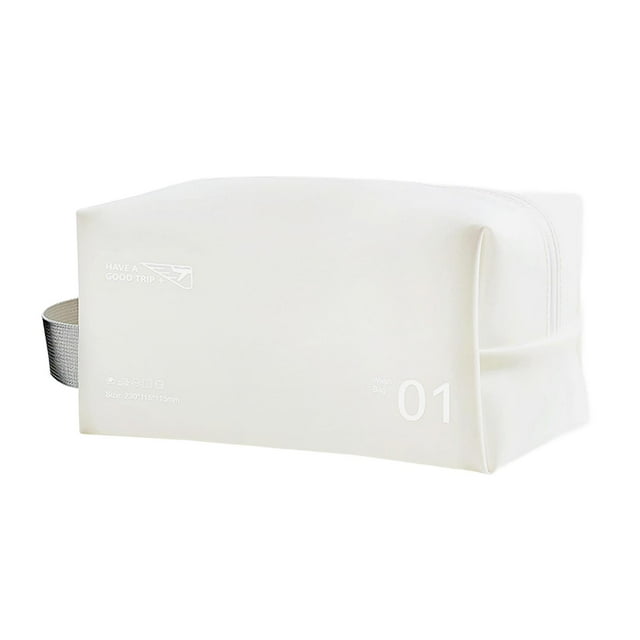 Bolsa de cosméticos de viaje jinwen organizador de artículos de tocador de PVC para equipaje 23 x 11,5 x 11,5 cm