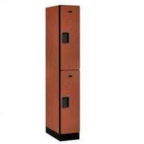 Salsbury Designer Wood Locker Double Tier - Cherry