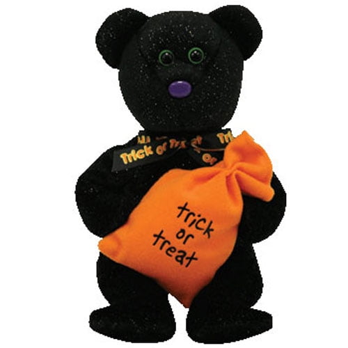 MINT with MINT TAGS TY TRICKSTER the HALLOWEEN BEAR BEANIE BABY