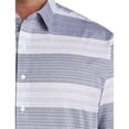 thumbnail image 2 of Multi Stripe Sport Shirt Blue 2XL, 2 of 4