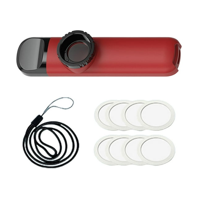 Baohd Kazoo Accompagnement Musical Ton Ajustable pour Enfants Amoureux Cadeau Musical Rouge 10.8x2.5x2cm