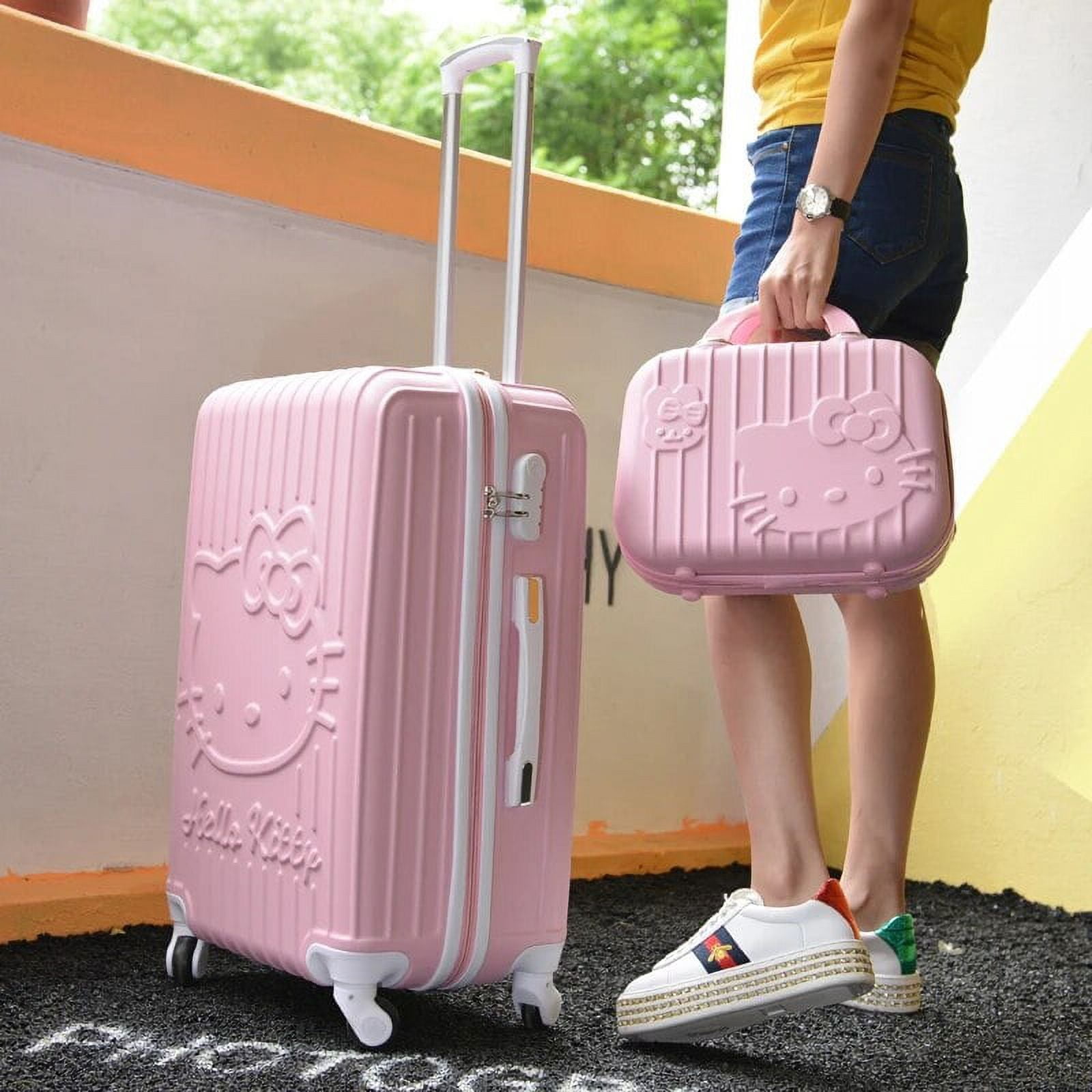Sanrio Hello Kitty Luggage Kawaii Anime 20 Inch 24 Inch Trolley Case Universal Wheel Female Student Travel Suitcase Cute Gifts Walmart