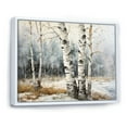 thumbnail image 2 of Designart "Spiritual Stones House: Minimalist Scene I" Tree Birch Floater Framed Wall Decor, 2 of 5