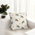 thumbnail image 6 of Pofeuu Sea Turtle Print Double-sided plush pillowcase Square Throw Pillow Covers Pillows Cover for Living Room Bedroom Sofa Couch Cushion Cover（No pillow core）-24"x24", 6 of 7