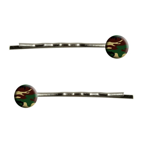 Camouflage Army Soldier Bobby Pin Hair Clips
