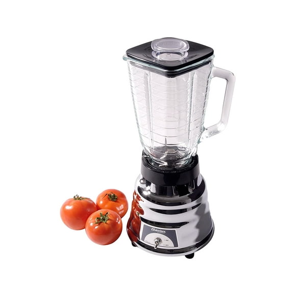 LICUADORA 1VEL 1.25LT VASO VIDRIO CLASICA METAL CROMADO BRILLANTE OSTER Oster M450//10