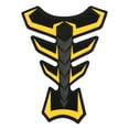 thumbnail image 2 of 3D Rubber Tank Pad Protector Yellow For Universal Motorcycle, 2 of 8