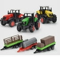 thumbnail image 4 of CSCHome Kids Mini Construction Toy Car, Agricultural Small Car Toys, Fire Trucks, Small Police Officers. Best for Boys 3-5Y Old(Farmer's cart series 3 PCS), 4 of 7